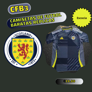 camiseta replica Escocia